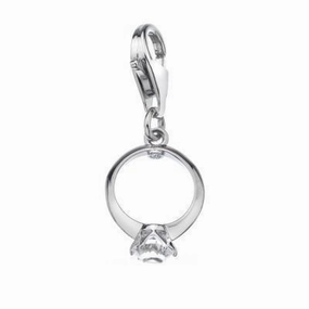 Hot Diamonds Sterling Silver Engagement Ring Charm