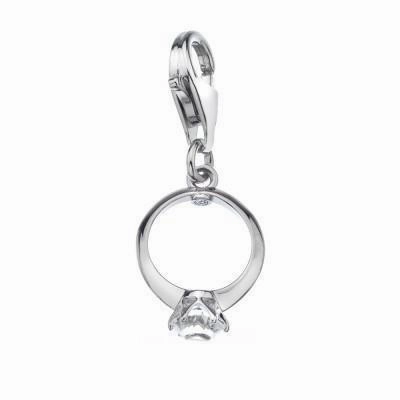 Hot Diamonds Sterling Silver Engagement Ring Charm