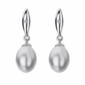 Hot Diamonds Sterling  Silver Long Drop Earrings D