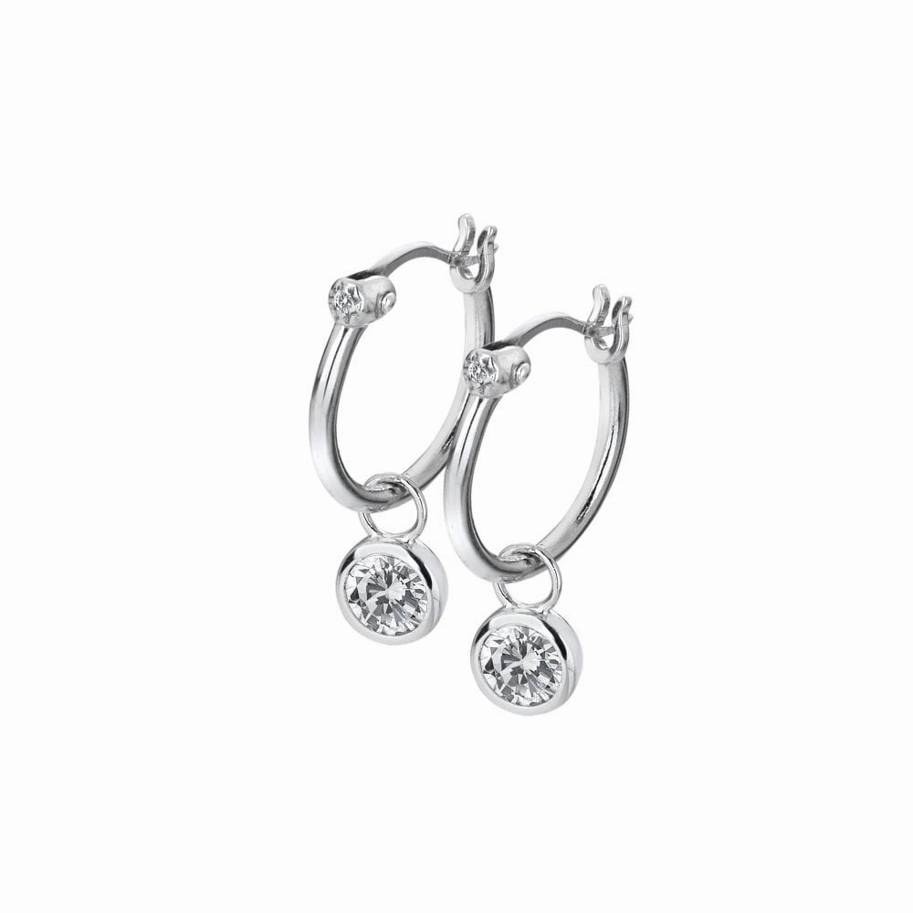 Hot Diamonds Sterling Silver Topaz Drop Earrings