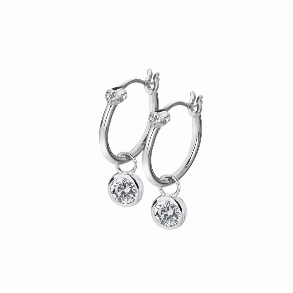 Hot Diamonds Sterling Silver Topaz Drop Earrings