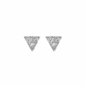 Hot Diamonds Sterling Silver White Topaz Stellar Earrings