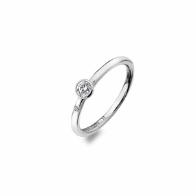 Hot Diamonds Tender White Topaz Solitaire Ring D