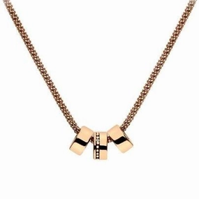 Hot Diamonds Trio Rose Gold Plated Necklace
