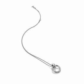Hot Diamonds Woven Circle Sterling Silver Necklace D