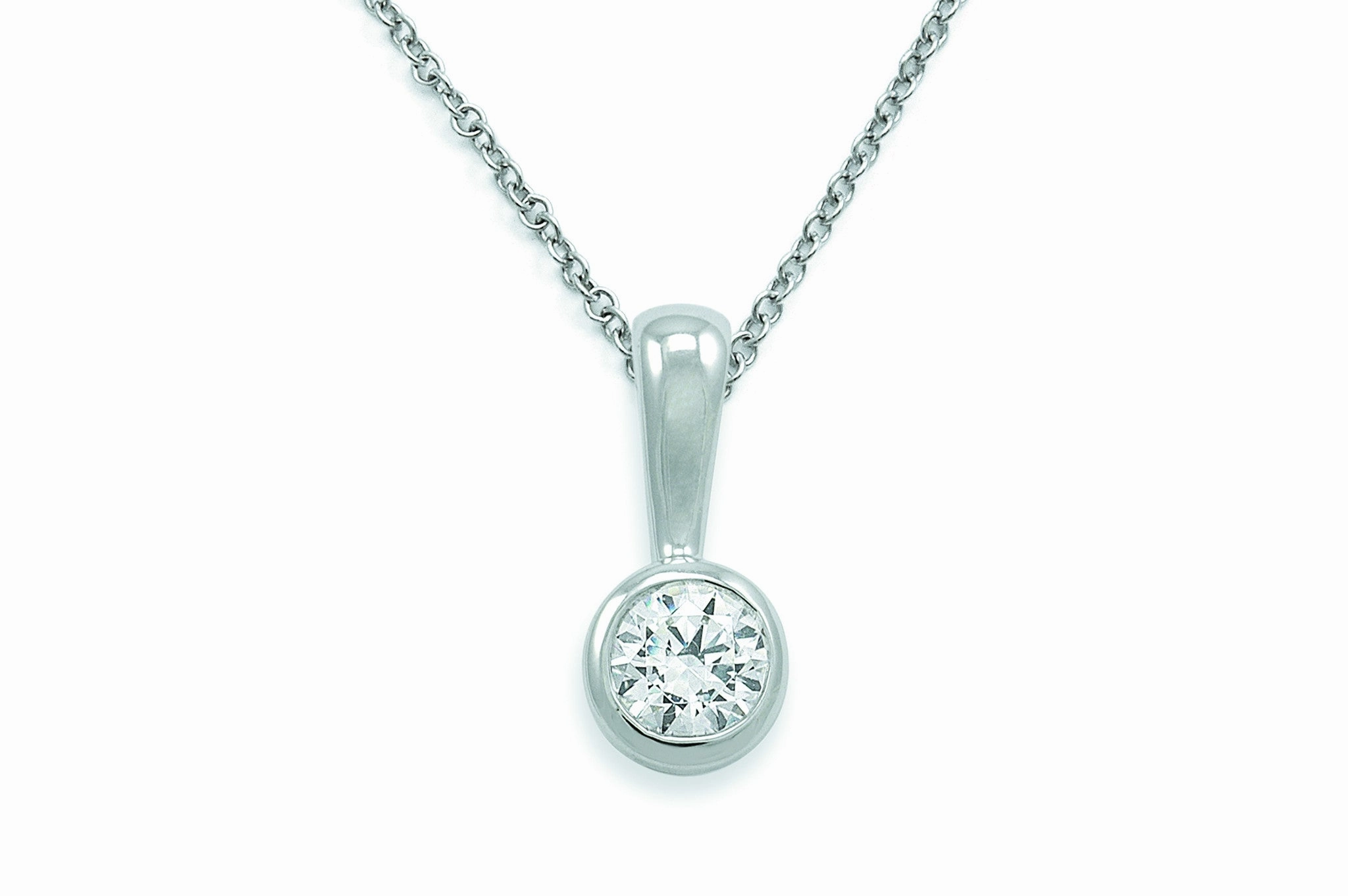 Kissing Diamonds Pendant Cluster