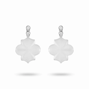 Ksenia Mirella Regal 18ct White Gold 0.28ct Diamond Earrings