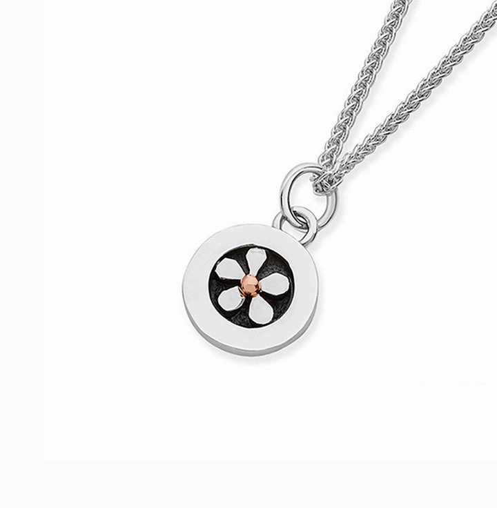 Linda Macdonald Meadow Sterling Silver 9ct Gold Necklace