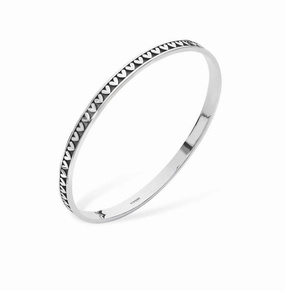 Linda Macdonald Moondance Sterling Silver Bangle