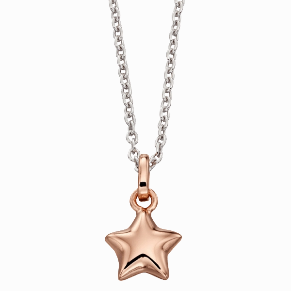 Little Star Harper Rose Gold Plated Sterling Silver Star Necklace