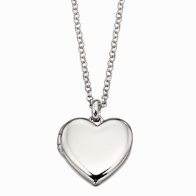 Little Star Olivia Sterling Silver Locket Necklace