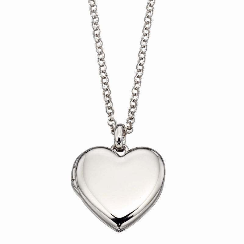 Little Star Olivia Sterling Silver Locket Necklace