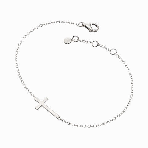 Little Star Sterling Silver Cross Alexi Bracelet