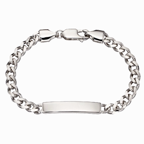 Little Star Sterling Silver ID Bailey Bracelet