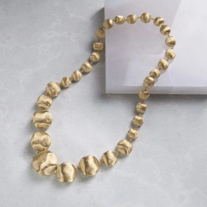 Marco Bicego Africa 18ct Yellow Gold Bead Necklace