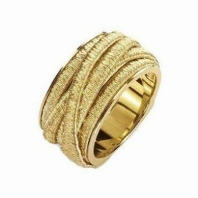 Marco Bicego Cairo 18ct Yellow Gold Seven Strand Woven Ring