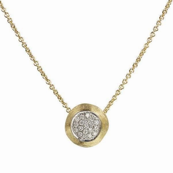 Marco Bicego Delicati 18ct Yellow Gold 0.15ct Diamond Necklace