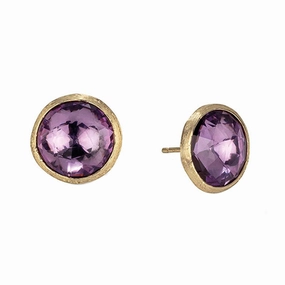 Marco Bicego Jaipur 18ct Yellow Gold Amethyst Stud Earrings