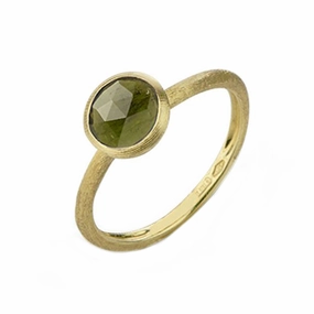 Marco Bicego Jaipur 18ct Yellow Gold Green Tourmaline Ring D