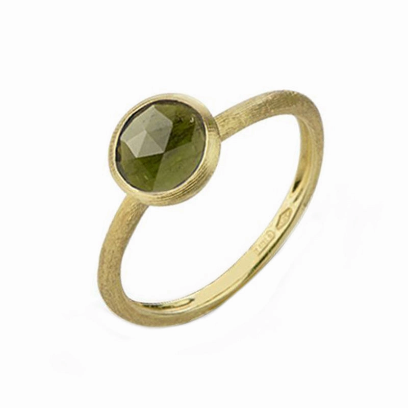 Marco Bicego Jaipur 18ct Yellow Gold Green Tourmaline Ring D
