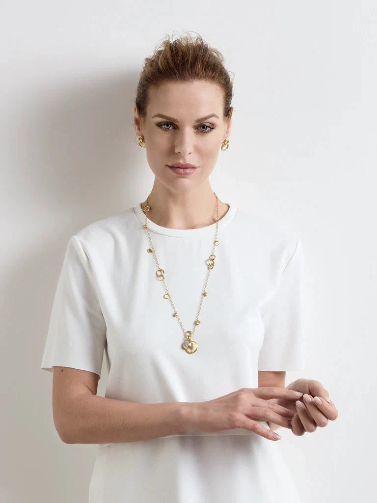 Marco Bicego Jaipur Link 18ct Yellow Gold Circle Link Long Necklace