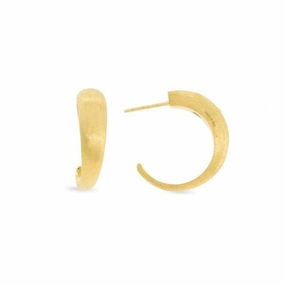 Marco Bicego Lucia 18ct Yellow Gold Medium Hoop Earrings