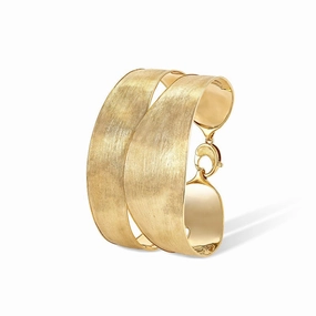 Marco Bicego Lunaria 18ct Yellow Gold Wide Split Bangle