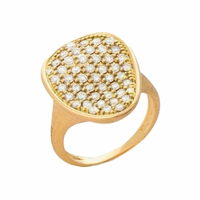 Marco Bicego Lunaria Alta 18ct Yellow Gold 0.93ct Diamond Ring