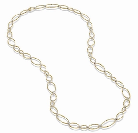Marco Bicego Marrakech Onde 18ct Yellow Gold Diamond Necklace