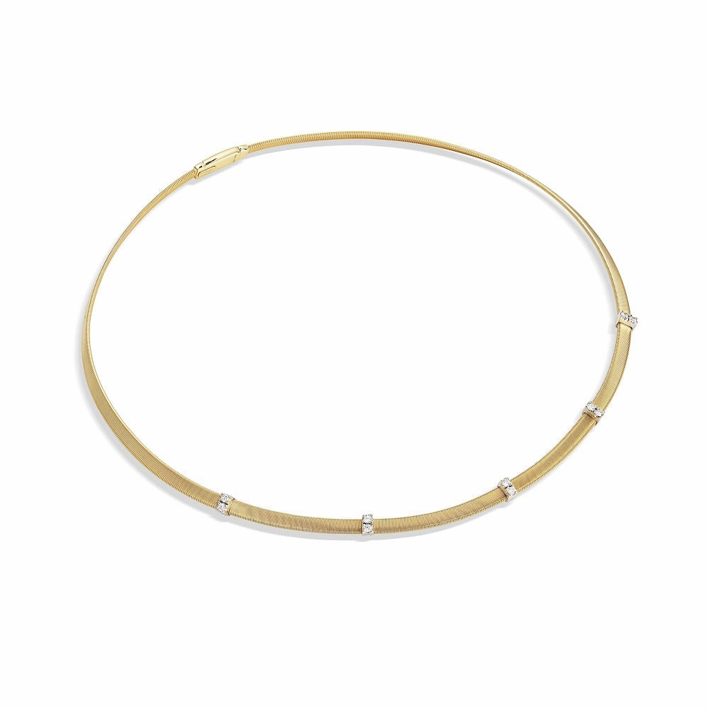 Marco Bicego Masai 18ct Yellow Gold 0.30ct Diamond Necklace