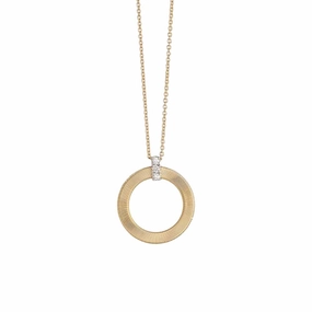 Marco Bicego Masai 18ct Yellow Gold Diamond Round Necklace