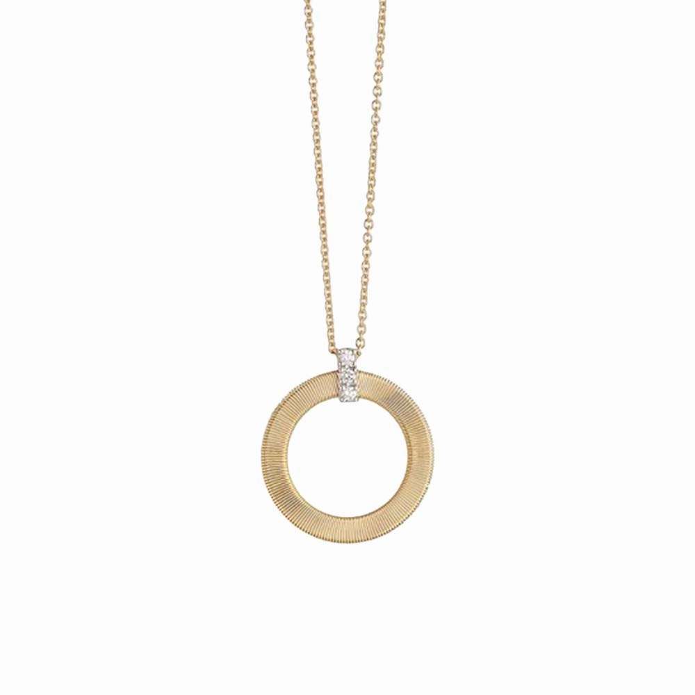 Marco Bicego Masai 18ct Yellow Gold Diamond Round Necklace