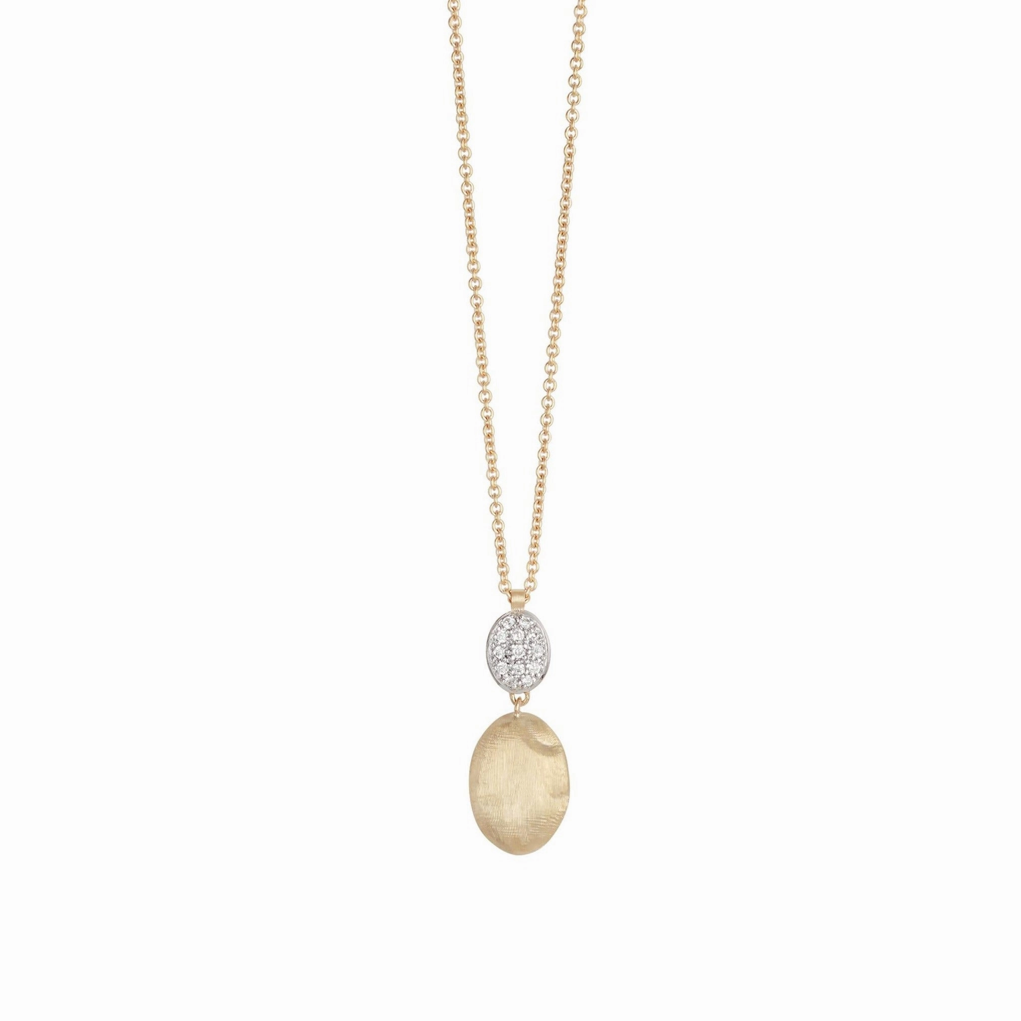 Marco Bicego Siviglia 18ct Yellow Gold 0.10ct Diamond Necklace
