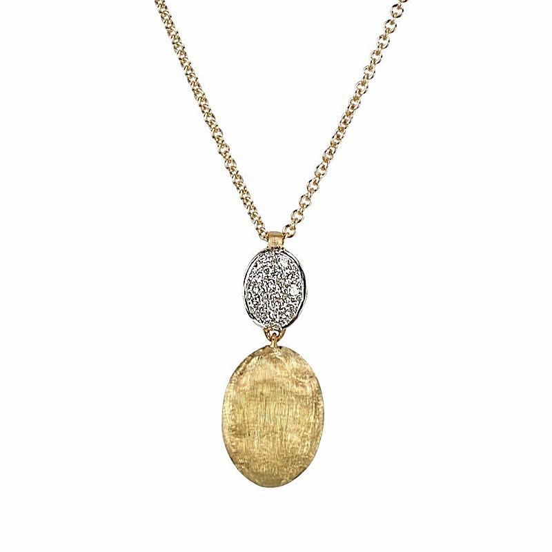 Marco Bicego Siviglia 18ct Yellow Gold 0.10ct Diamond Necklace