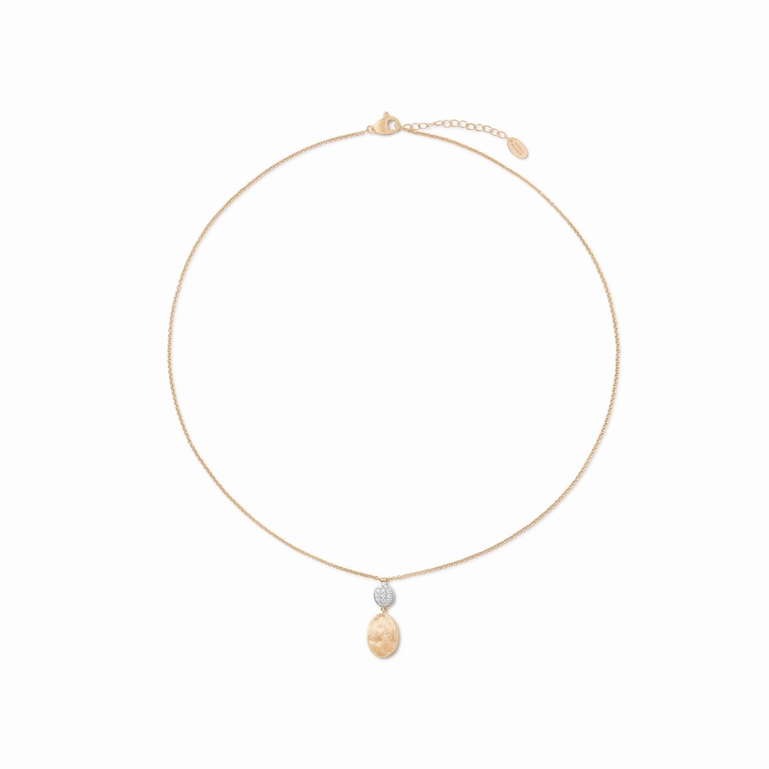 Marco Bicego Siviglia 18ct Yellow Gold 0.10ct Diamond Necklace