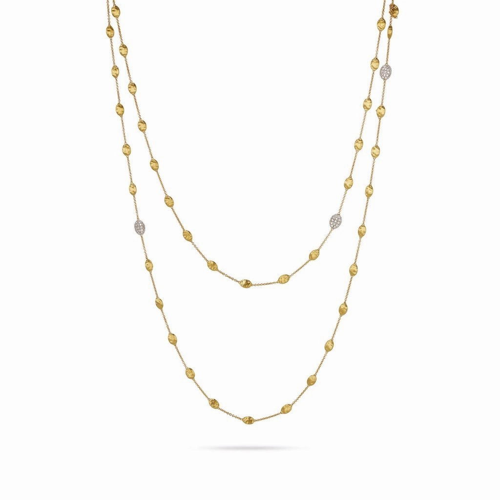 Marco Bicego Siviglia 18ct Yellow Gold 0.60ct Diamond Necklace