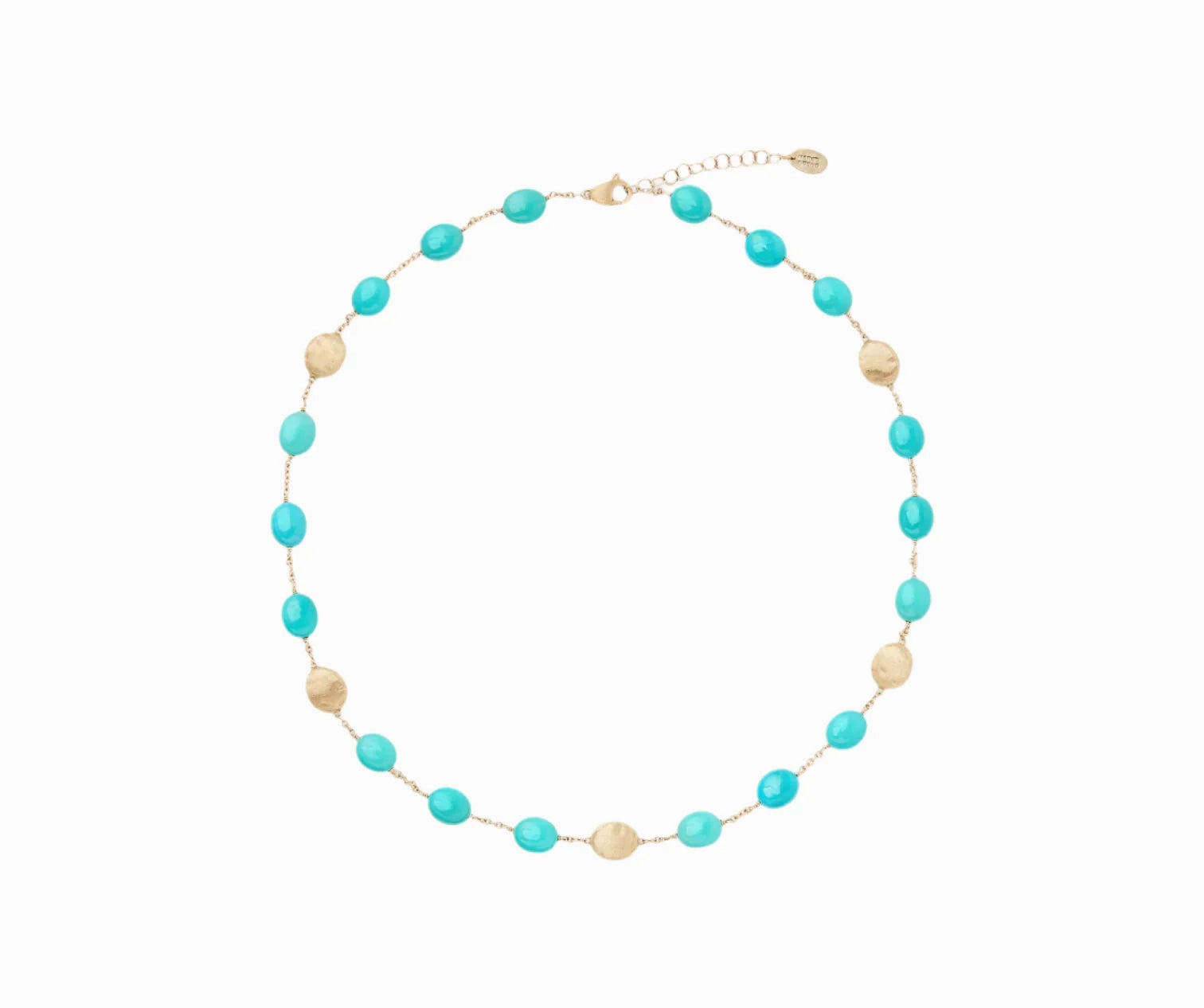 Marco Bicego Siviglia 18ct Yellow Gold Turquoise Necklace