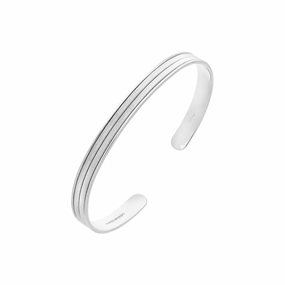 Marco Bicego Uomo 18ct White Gold Unisex Wide Bangle D