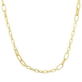 Marco Bicego Uomo 18ct Yellow Gold Unisex Link Necklace D
