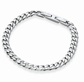 Men Bracelet - Blaze Stainless Steel Cuban Link Bracelet
