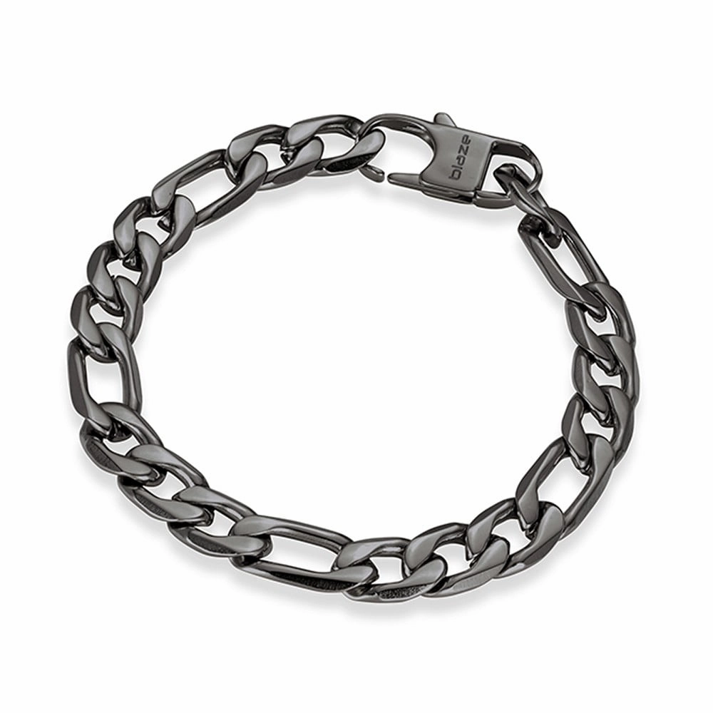 Men Bracelet -  Stainless Steel 10mm Curb Link