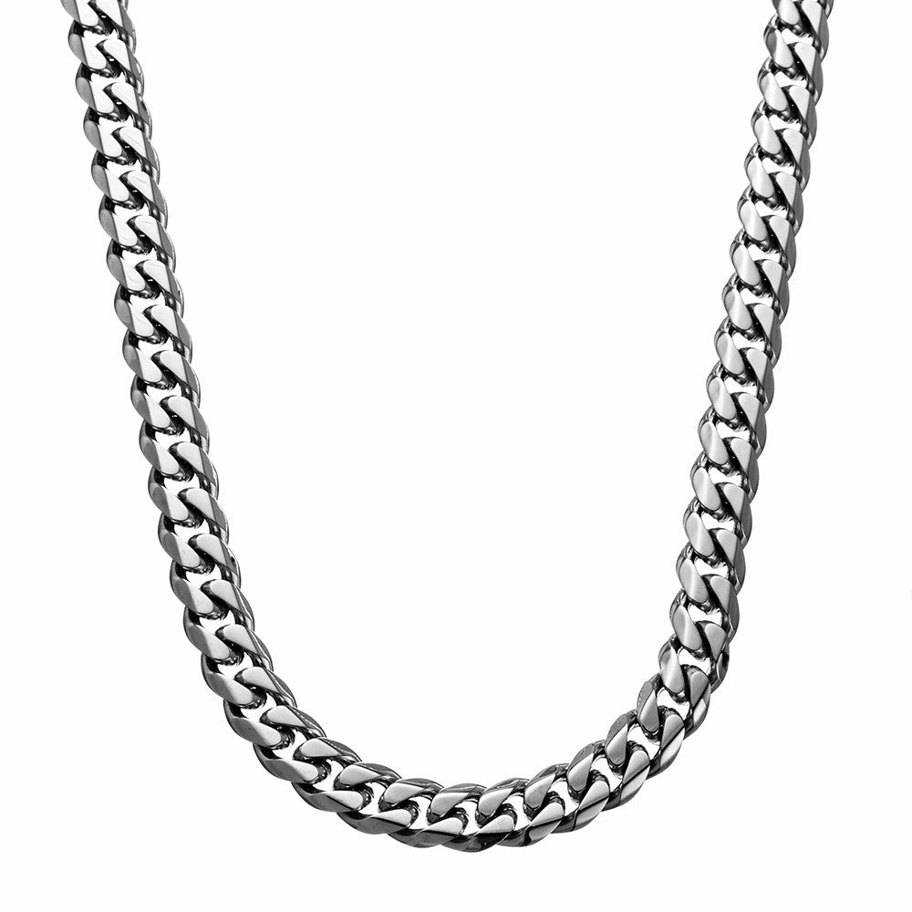 Men Chain- 10mm Stainless Steel Cuban Link -  (variety of sizes & colours)