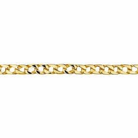 Men Necklace- 10mm Stainless Steel Curb Link - 60cm