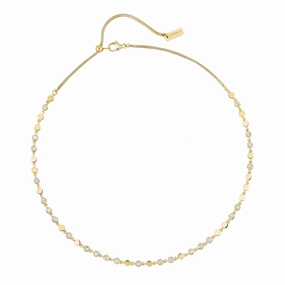 Messika D-Vibes 18ct Yellow Gold Diamond Necklace