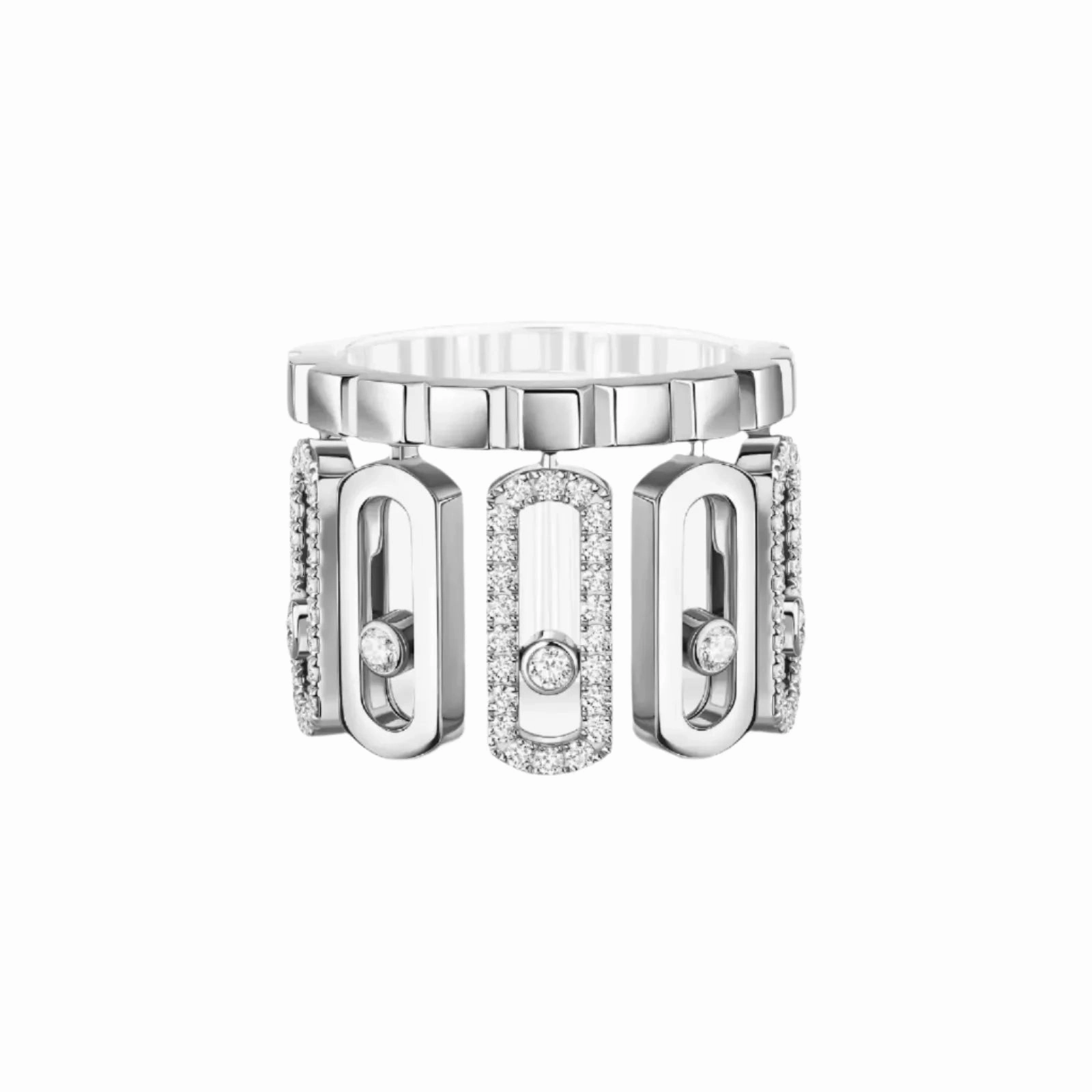 Messika Move Iconica 18ct White Gold 0.60ct Diamond Ring