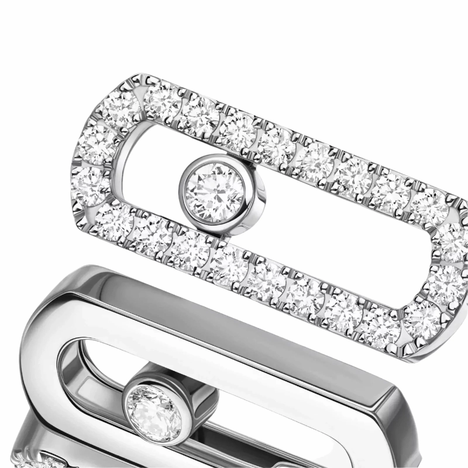 Messika Move Iconica 18ct White Gold 0.60ct Diamond Ring
