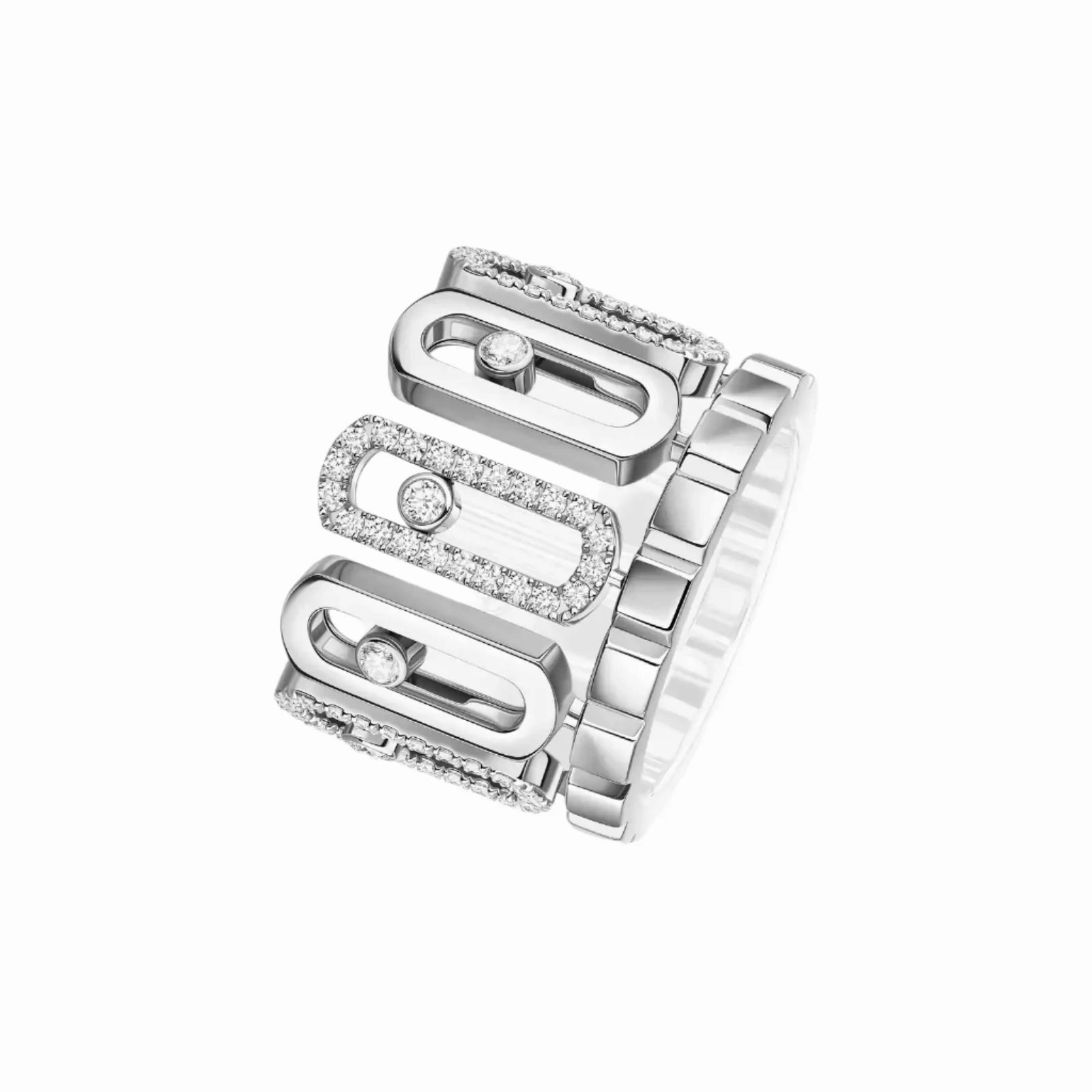 Messika Move Iconica 18ct White Gold 0.60ct Diamond Ring