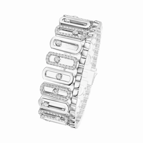 Messika Move Iconica 18ct White Gold 4.30ct Diamond Bracelet
