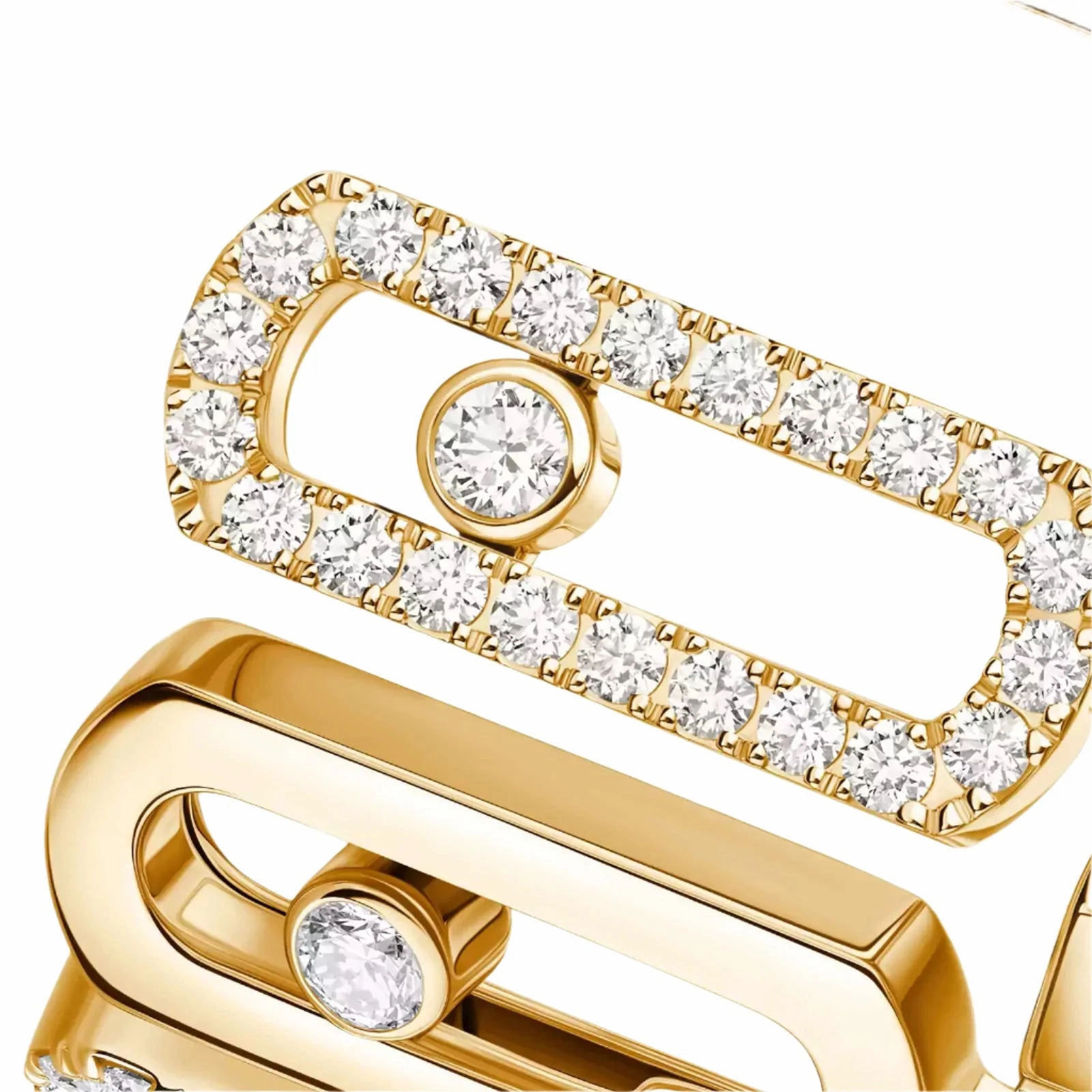 Messika Move Iconica 18ct Yellow Gold 0.60ct Diamond Ring