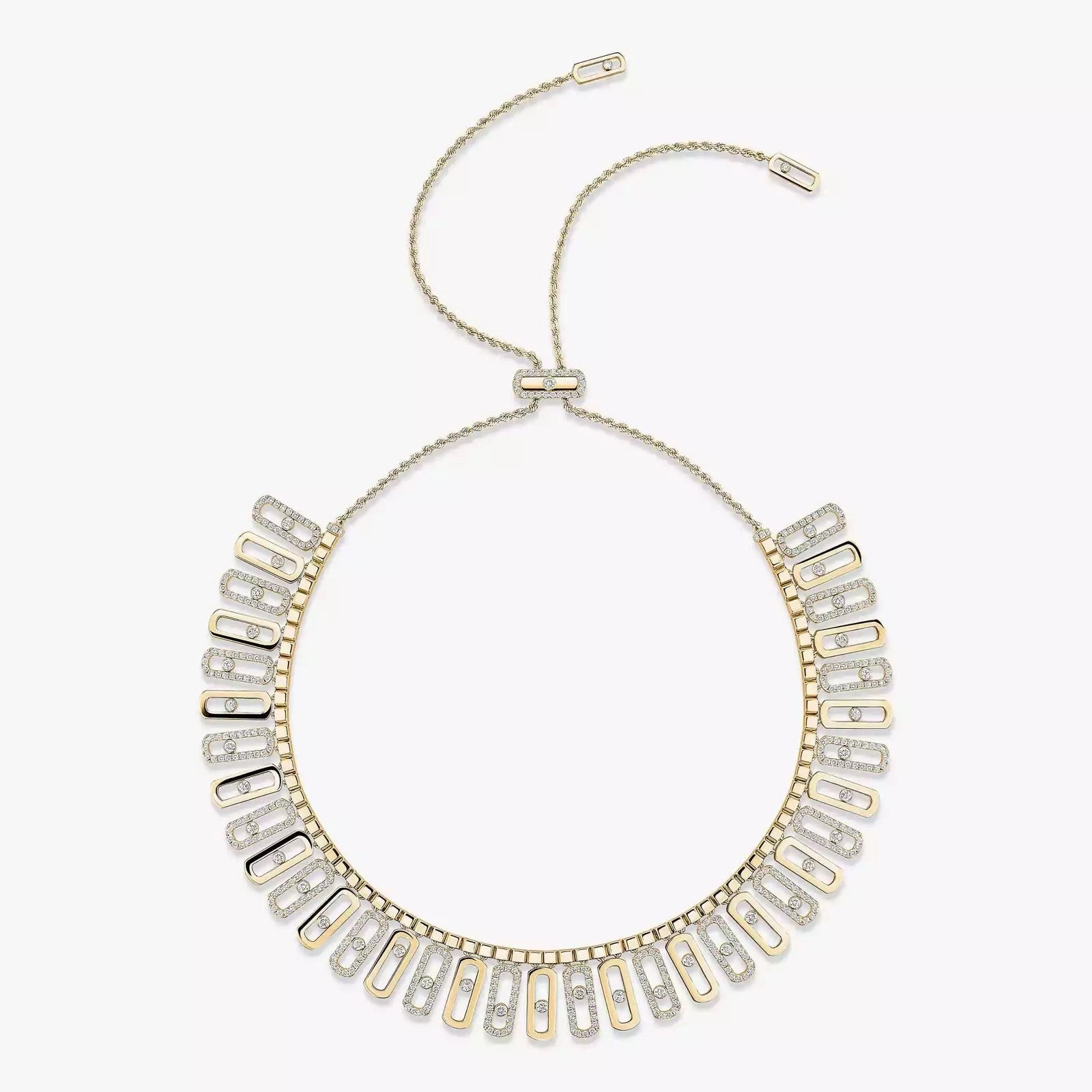 Messika  Move Iconica 18ct Yellow Gold 8ct Diamond Necklace